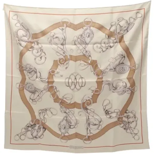 Pre-owned Silk scarves , female, Sizes: ONE SIZE - Hermès Vintage - Modalova