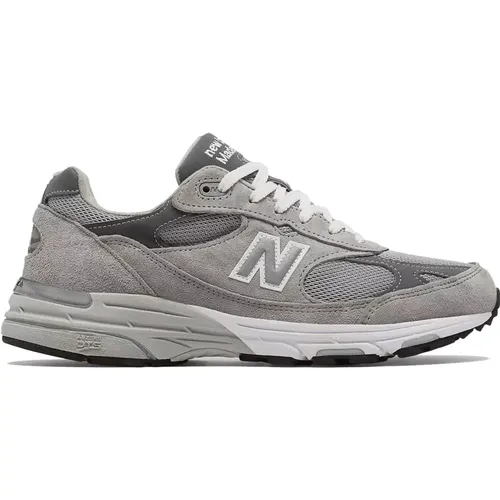 Graue Mr993Gl Laufschuhe , Herren, Größe: 41 1/2 EU - New Balance - Modalova