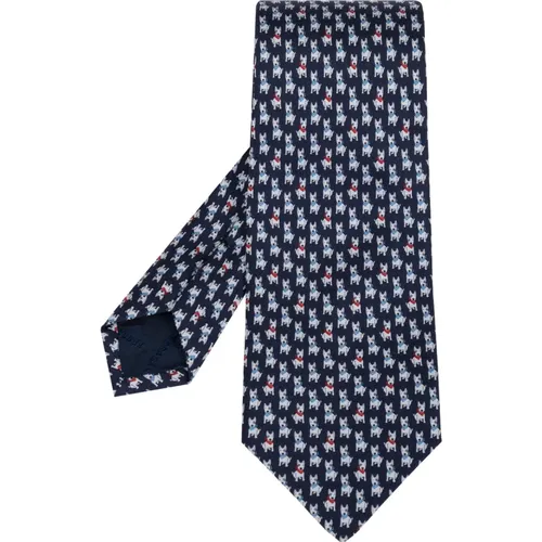 Silk tie , male, Sizes: ONE SIZE - Salvatore Ferragamo - Modalova