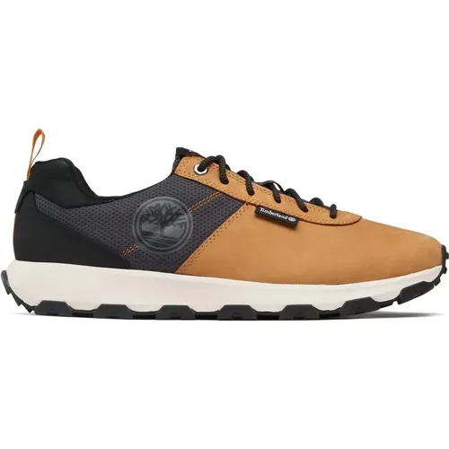 Winsor Trail Niedrige Ledersneakers , Herren, Größe: 40 1/2 EU - Timberland - Modalova