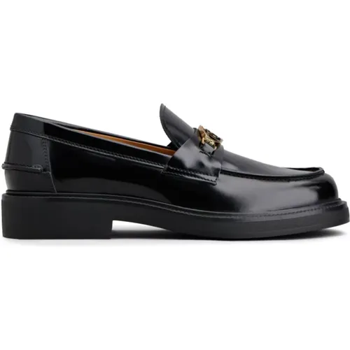 Flat Leather Moccasin Shoes , female, Sizes: 8 UK, 5 UK, 5 1/2 UK, 6 UK, 7 UK, 4 1/2 UK, 4 UK, 3 UK - TOD'S - Modalova