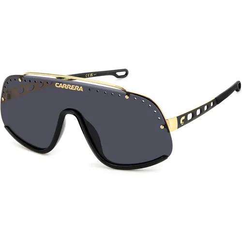 Gold/Grey Sunglasses Flaglab 16 , unisex, Sizes: ONE SIZE - Carrera - Modalova