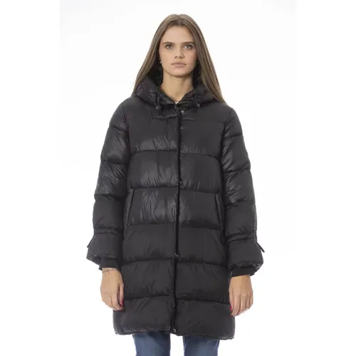 Long Puffer Jacket with External Pockets , female, Sizes: L, 2XL, S, XL, M - Baldinini - Modalova