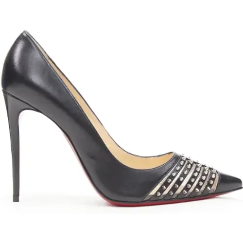 Pre-owned Leather heels , female, Sizes: 5 1/2 UK - Christian Louboutin Pre-owned - Modalova