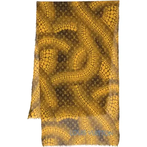 Pre-owned Cotton scarves , female, Sizes: ONE SIZE - Louis Vuitton Vintage - Modalova