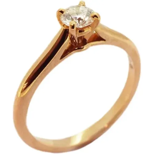 Pre-owned Rose Gold rings , female, Sizes: ONE SIZE - Cartier Vintage - Modalova