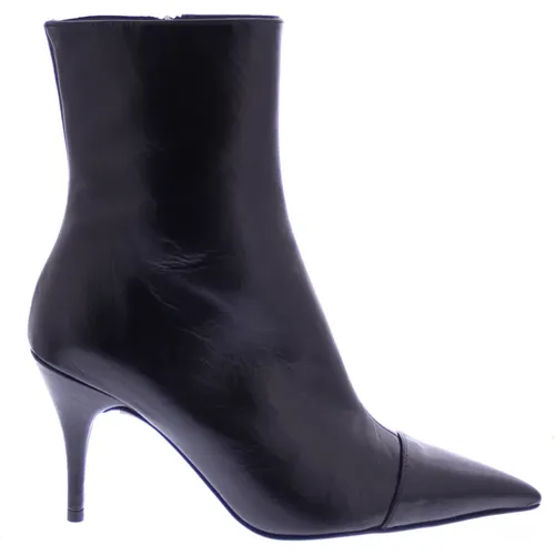 Schwarzer Damen Stiefelette , Damen, Größe: 38 EU - Bronx - Modalova