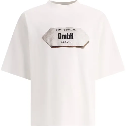 Bedrucktes Baumwoll-T-Shirt , Herren, Größe: L - GmbH - Modalova