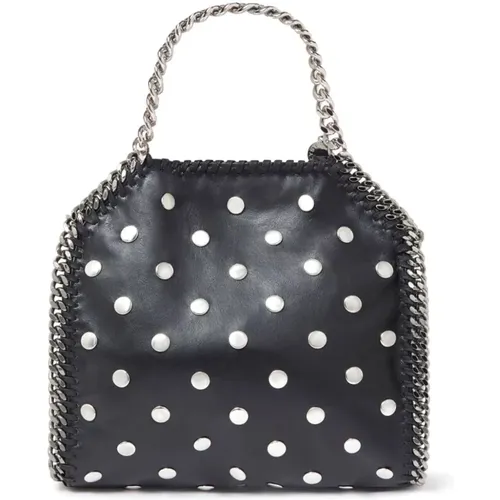 Schwarze Tasche mit Nieten-Design - Stella Mccartney - Modalova