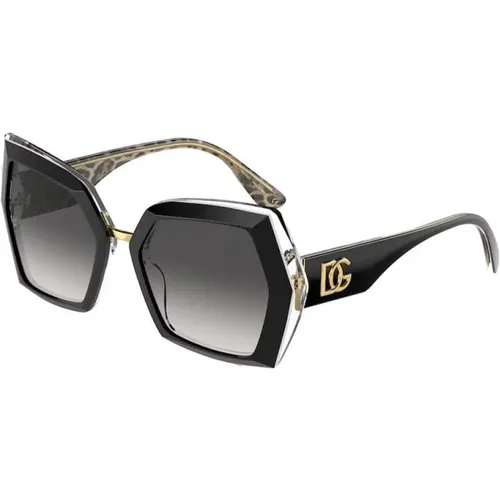Schwarze Dg4377 Sonnenbrille - Dolce & Gabbana - Modalova
