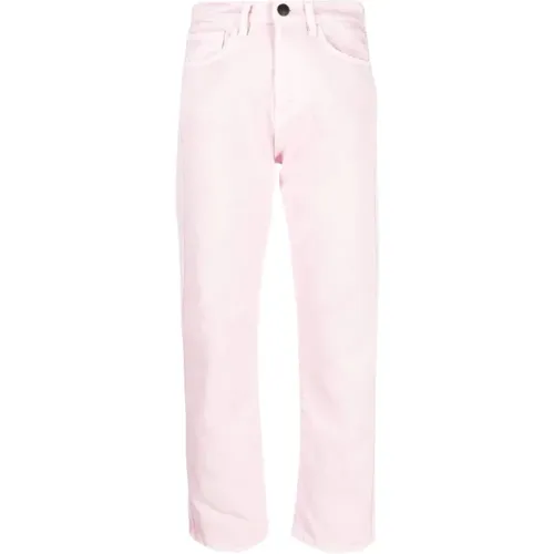 High-rise straight-leg jeans , female, Sizes: W27, W24 - 3X1 - Modalova