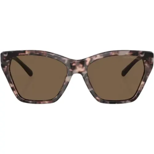 Geometric Cat Eye Sunglasses - Rosato , female, Sizes: ONE SIZE - Emporio Armani - Modalova