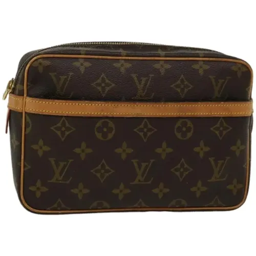 Pre-owned Canvas clutches , female, Sizes: ONE SIZE - Louis Vuitton Vintage - Modalova