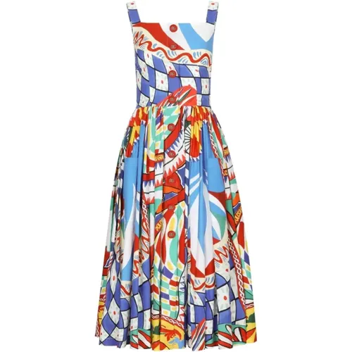 Summer Dress , female, Sizes: S - Dolce & Gabbana - Modalova