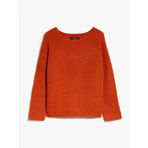 Mohair Sweater with Corn Stitch Detail , female, Sizes: L, M - Max Mara - Modalova