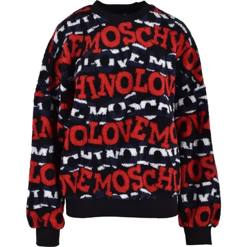 Sweatshirt for Women , female, Sizes: L, M, S - Love Moschino - Modalova