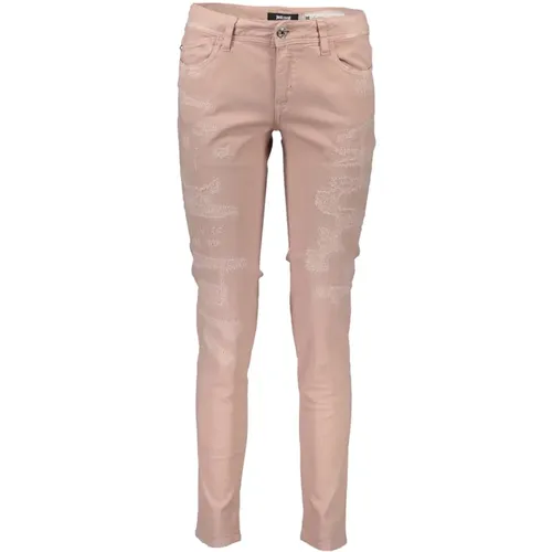 Trendige und bequeme rosa Jeans für Frauen - Just Cavalli - Modalova