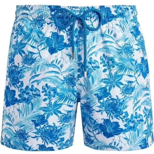 Tahiti Flowers Swim Shorts , male, Sizes: XL, 2XL - Vilebrequin - Modalova