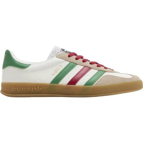 Limited Edition Green Red Gazelle Sneakers , male, Sizes: 10 UK, 11 1/3 UK, 14 UK, 4 2/3 UK, 6 UK, 12 UK, 14 2/3 UK, 8 2/3 UK, 6 2/3 UK, 7 1/3 UK - Adidas - Modalova