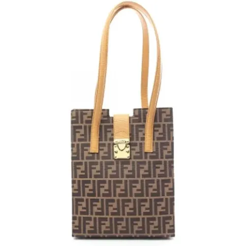 Pre-owned Canvas shoulder-bags , female, Sizes: ONE SIZE - Fendi Vintage - Modalova