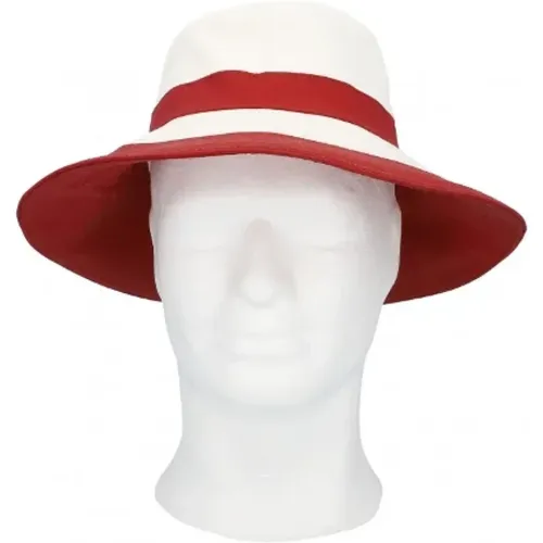 Pre-owned Cotton hats , female, Sizes: ONE SIZE - Hermès Vintage - Modalova