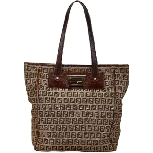 Pre-owned Canvas handbags , female, Sizes: ONE SIZE - Fendi Vintage - Modalova