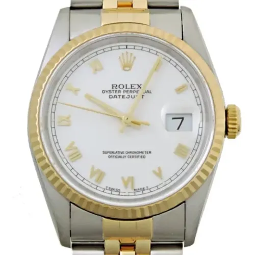 Pre-owned Yellow Gold watches , male, Sizes: ONE SIZE - Rolex Vintage - Modalova