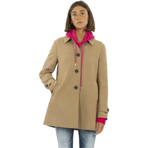 Wool Fold Coat , female, Sizes: M - Harris Wharf London - Modalova