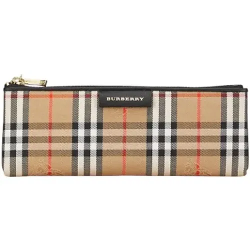 Pre-owned Canvas home-office , female, Sizes: ONE SIZE - Burberry Vintage - Modalova