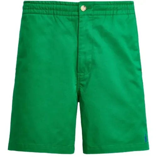 Elastische Taille Prepster Shorts in Cruise grün , Herren, Größe: XL - Polo Ralph Lauren - Modalova