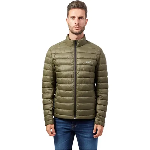 Grüner Mantel Straight Fit Wasserabweisende Jacke - Hugo Boss - Modalova