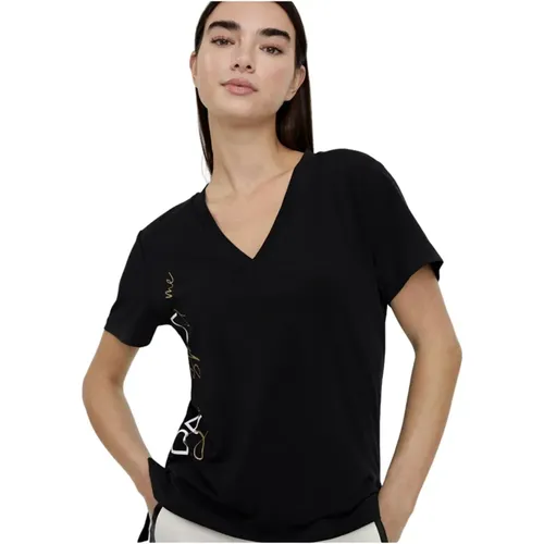Schwarzes Damen T-Shirt , Damen, Größe: M - Lola Casademunt - Modalova