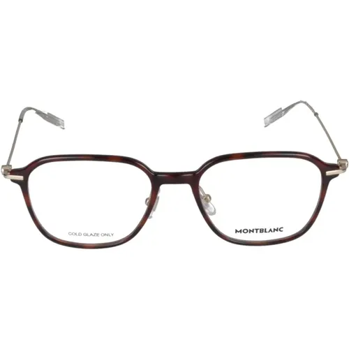 Stylish Vision Glasses Mb0207O , male, Sizes: 52 MM - Montblanc - Modalova