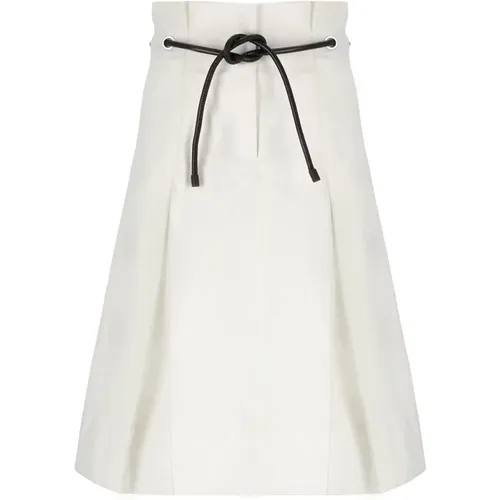 Cotton Skirt with Front Zip , female, Sizes: 3XS, XS - 3.1 phillip lim - Modalova