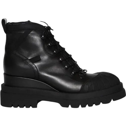 Nero Ankle Boots - Made in Italy , female, Sizes: 4 UK, 7 UK, 3 UK, 6 UK, 5 UK - Premiata - Modalova