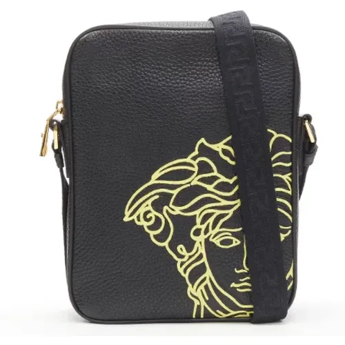 Pre-owned Leather crossbody-bags , male, Sizes: ONE SIZE - Versace Pre-owned - Modalova