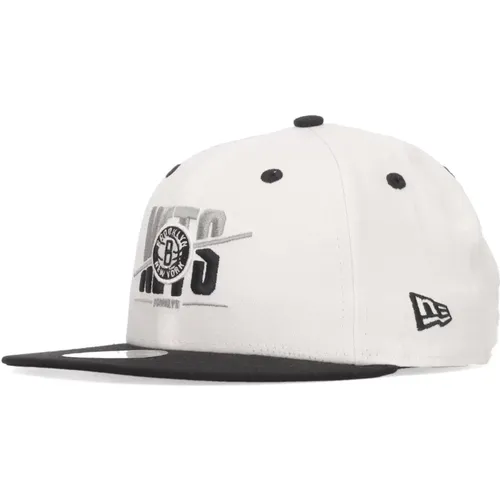 Brooklyn Nets Flat Visor Cap , unisex, Sizes: S/M - new era - Modalova