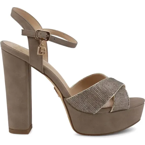 Buckle Detail Ankle Strap Sandals , female, Sizes: 8 UK - Laura Biagiotti - Modalova