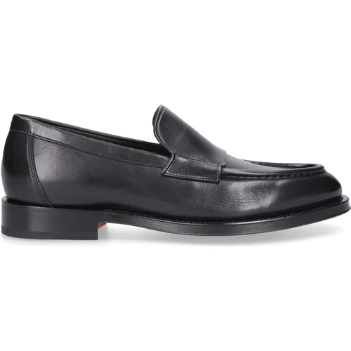 Suede Loafers , male, Sizes: 9 1/2 UK, 7 1/2 UK - Santoni - Modalova