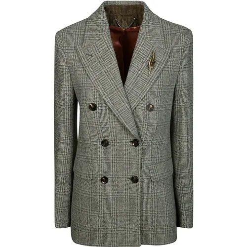 Doppelreihiger Shetland-Blazer - Golden Goose - Modalova