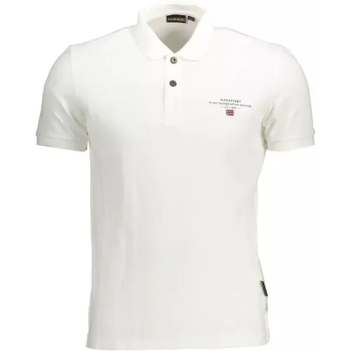 Embroidered Logo Cotton Polo Shirt , male, Sizes: L, S, 2XL, M, XL - Napapijri - Modalova