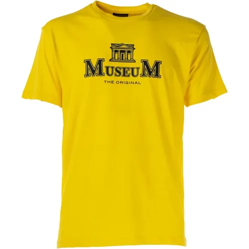 Herren Erik T-Shirt , Herren, Größe: L - Museum - Modalova