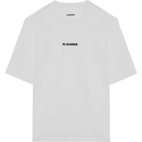 Kurzarm Rundhals T-Shirt , Herren, Größe: XL - Jil Sander - Modalova