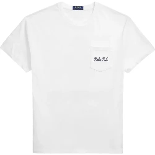 Polo Varsity Taschenbär T-Shirt Weiß-S - Ralph Lauren - Modalova