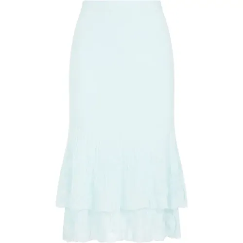 Cotton Midi Skirt , female, Sizes: M - Bottega Veneta - Modalova
