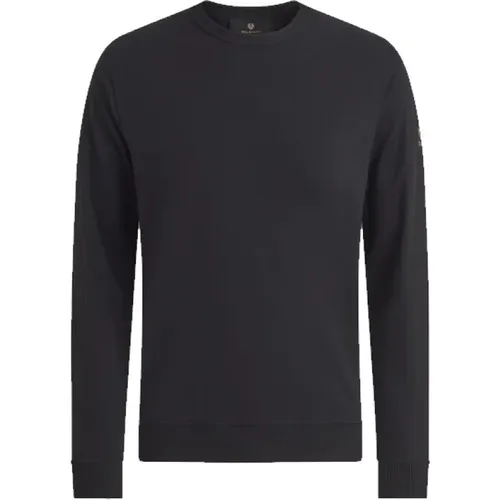 Transit Schwarzer Sweatshirt , Herren, Größe: L - Belstaff - Modalova