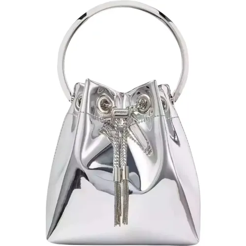 Silberne Metallic Tasche Bon Bon - Jimmy Choo - Modalova