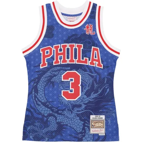 NBA Asian Heritage Swingman Jersey , male, Sizes: L, XL - Mitchell & Ness - Modalova