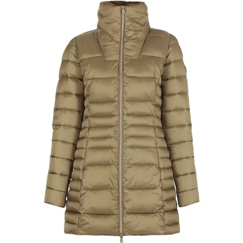 Quilted Eco Fur Padded Jacket , female, Sizes: 2XL, M, XL, XS, S, L - Save The Duck - Modalova