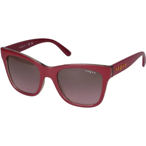 Stylische Sonnenbrille für sonnige Tage , Damen, Größe: 51 MM - Vogue - Modalova